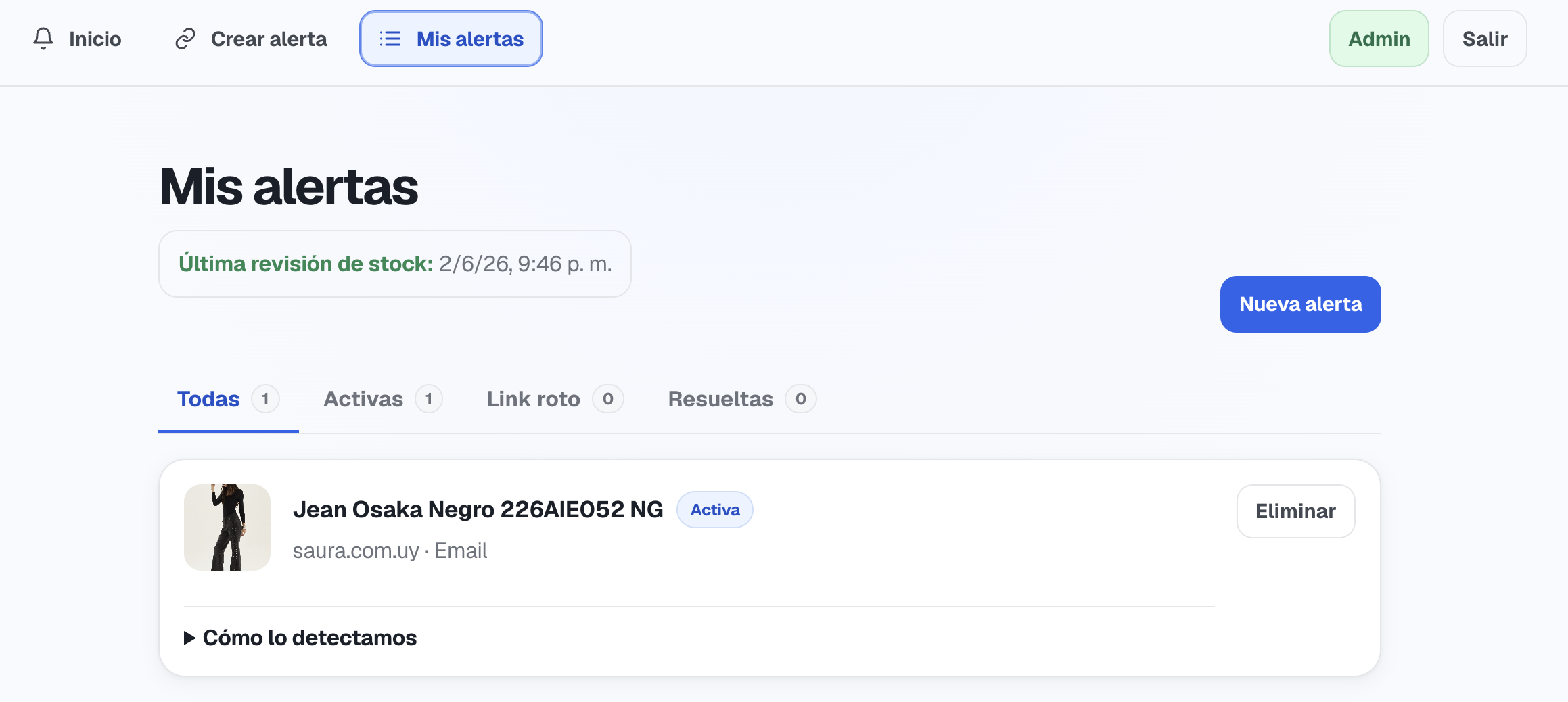 capture - alerts dashboard
